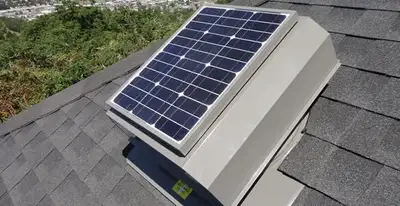 attic fan installation services with energy-efficient roof-mounted ventilation system in Pasadena, CA