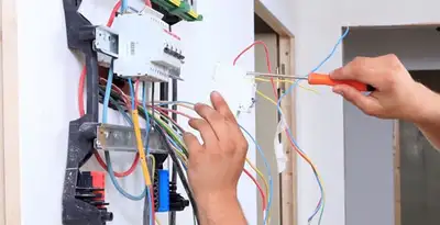 electrician services performing residential electrical panel wiring in Pasadena, CA