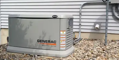 generator installation service featuring outdoor standby generator setup by licensed electricians in Pasadena, CA