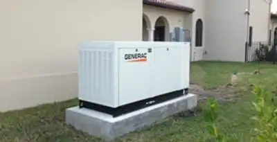 generator installation service showing standby generator professionally installed for residential power backup in Pasadena, CA