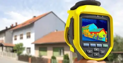 home energy audit service performing exterior thermal inspection to identify energy loss in Pasadena, CA