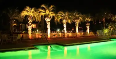 landscape lighting installation services illuminating outdoor recreational areas in Pasadena, CA