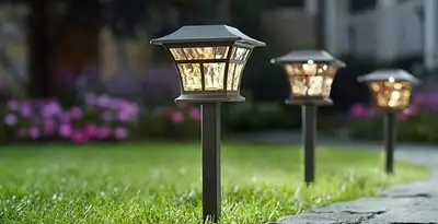 landscape lighting installation services with professionally installed pathway lights in Pasadena, CA