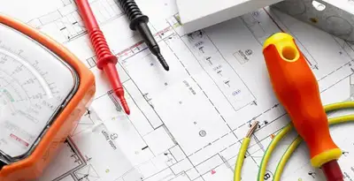 licensed electrician planning and testing electrical systems using professional tools in Pasadena, CA