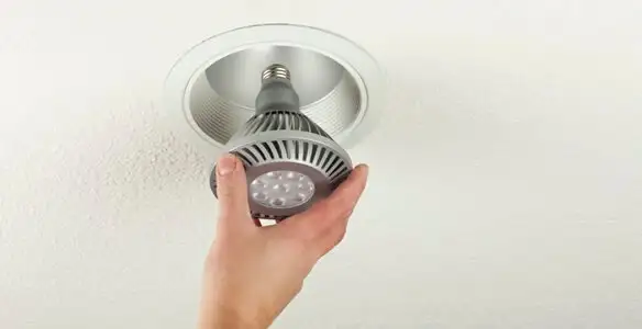 lighting installation service featuring recessed ceiling light installed by licensed professionals in Pasadena, CA