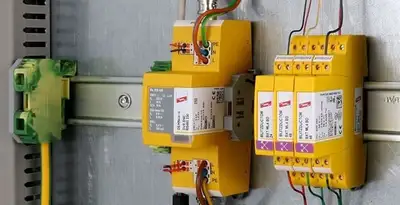 lightning surge protection system with surge suppressors installed by electrical service professionals in Pasadena, CA