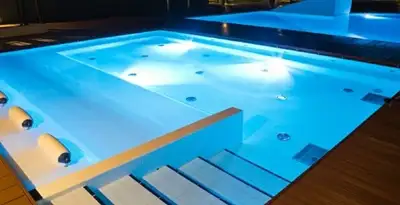 pool light installation and repair services providing modern illuminated pool lighting in Pasadena, CA