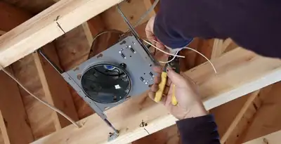 Professional recessed lighting installation with electrical wiring by licensed electricians in Pasadena, CA