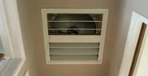 whole house fan installation services with ceiling-mounted ventilation system in Pasadena, CA